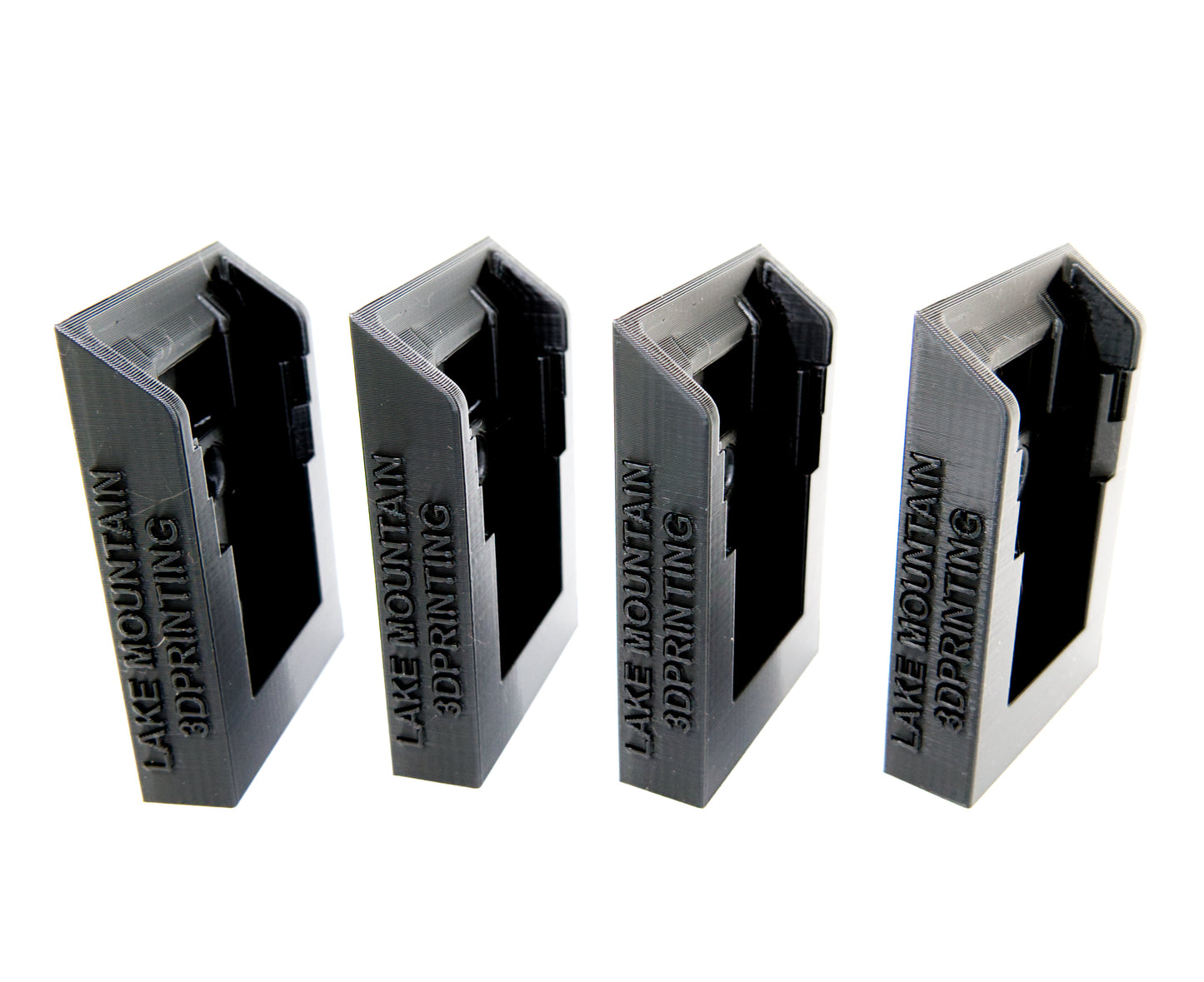 Battery Holder for Dewalt 20v Max 4 pack – Battery Holder Dewalt Standing up left-front view
