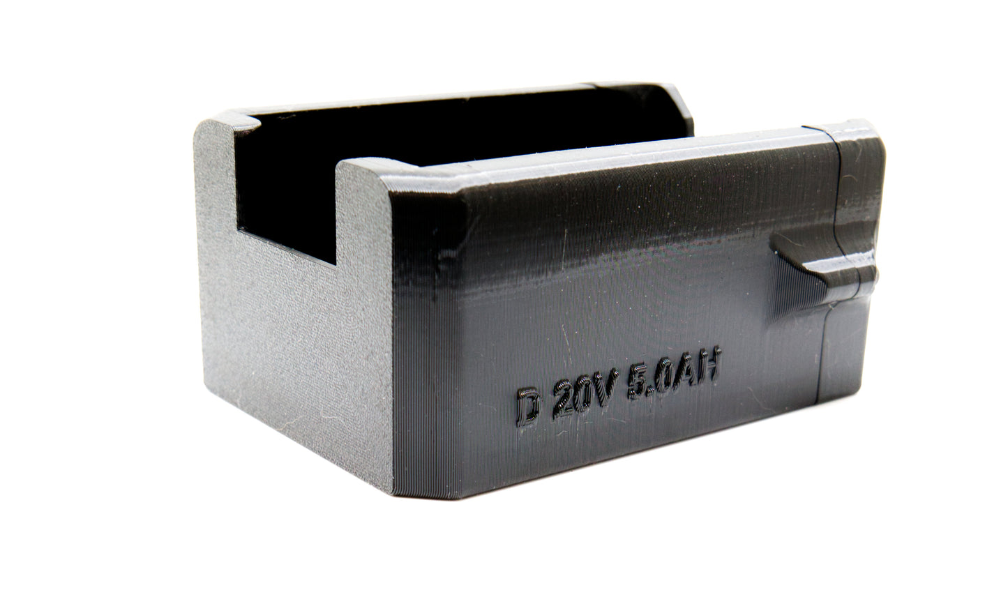 DeWalt 20V Battery Case – Magnetic Protective Battery Boot for 20V 5.0Ah - right rear view