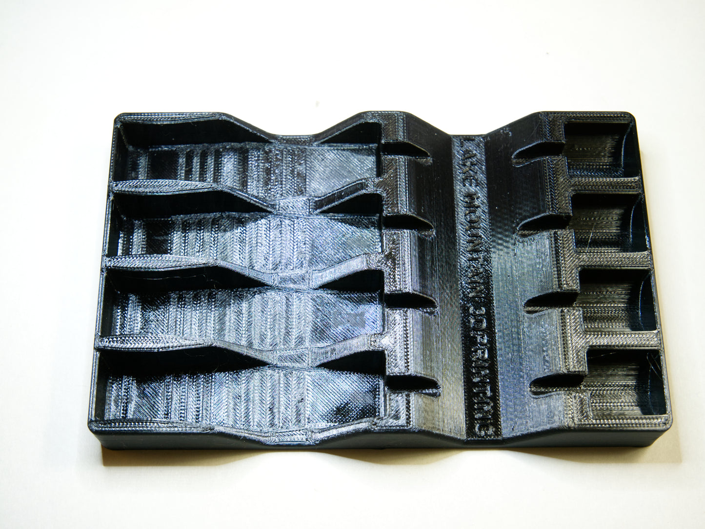 Magnetic Pick Tool Organizer Tray | Durable Pick Set Holder - empty, side view