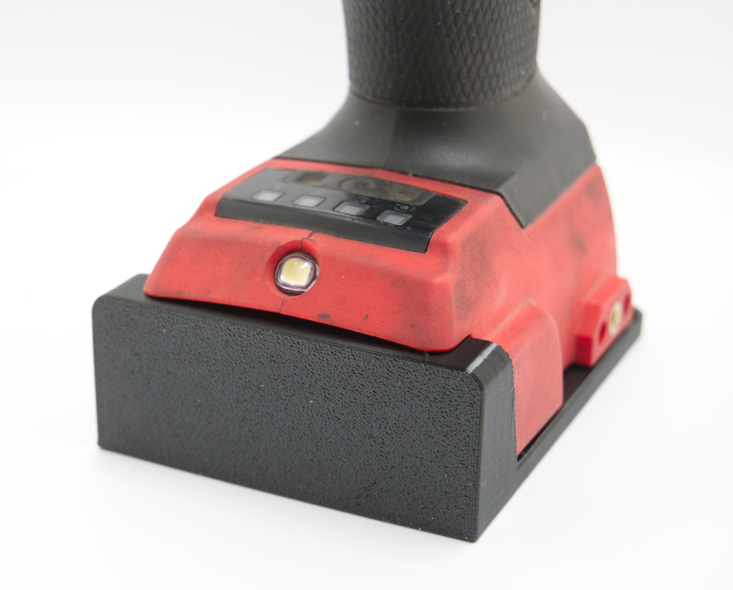Milwaukee M18 Tool Holder – Durable Milwaukee Tool Hanger for Organized Storage - on tool front view