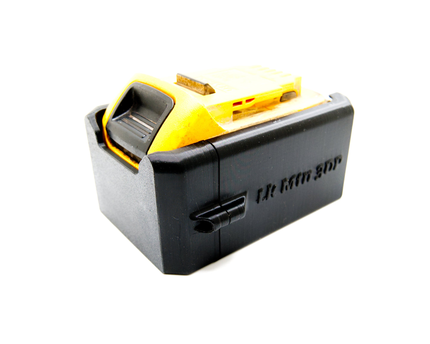Magnetic Battery Boot Case for Dewalt 20V 4.0Ah (76 mm Width) – Durable ABS Mount