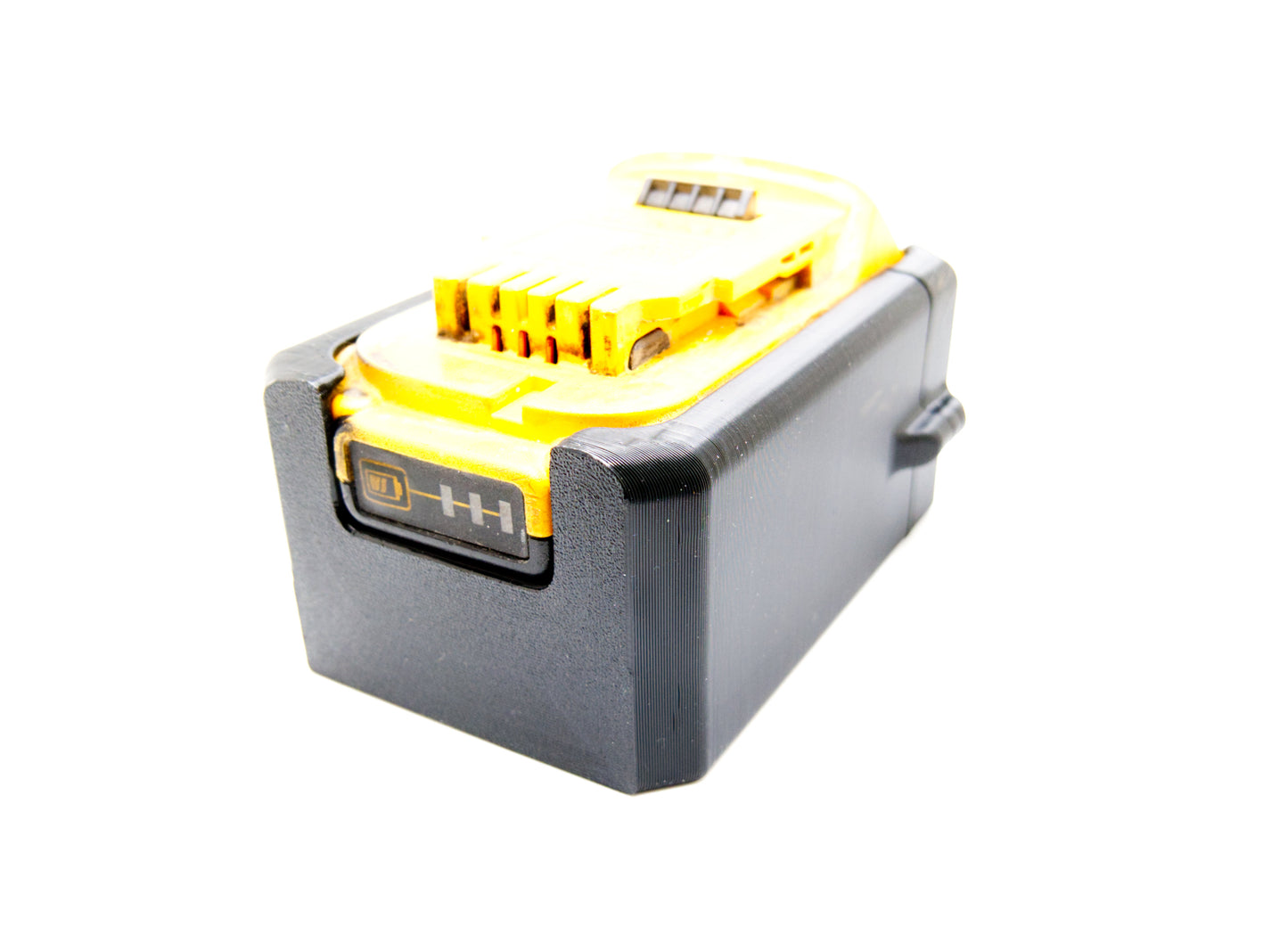 Magnetic Battery Boot Case for Dewalt 20V 4.0Ah (76 mm Width) – Durable ABS Mount