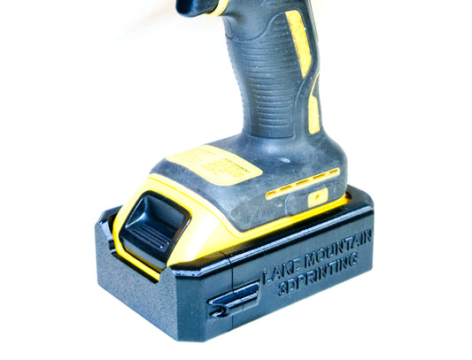 Dewalt 20V Battery Case – Magnetic Protective Battery Boot for 2.0Ah and 1.5Ah Batteries, on battery and tool
