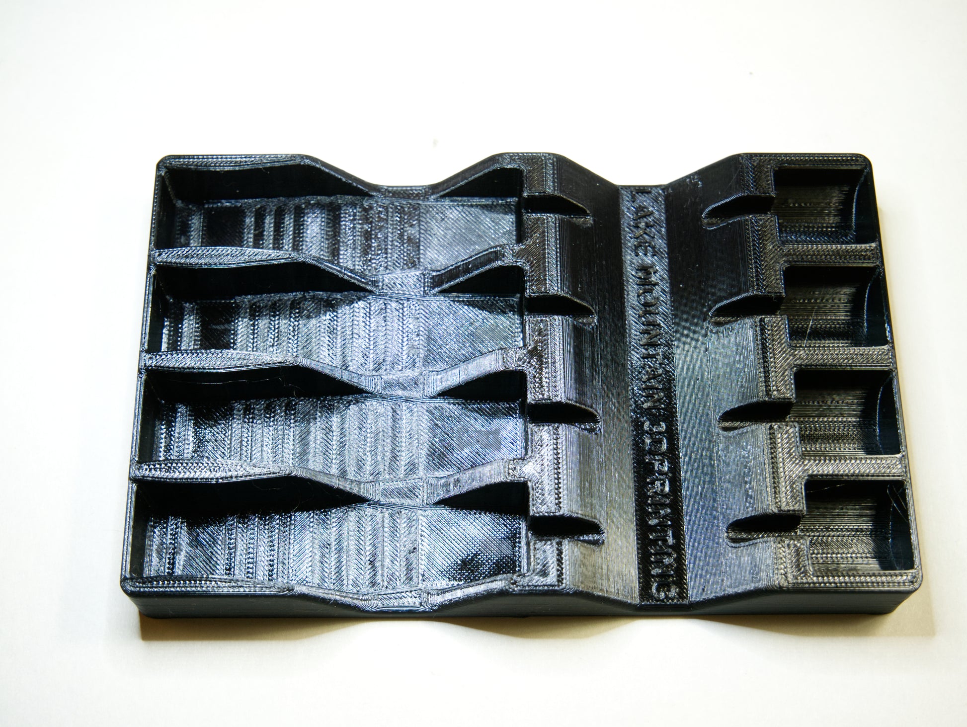 Magnetic Pick Tool Organizer Tray | Durable Pick Set Holder - empty, side view