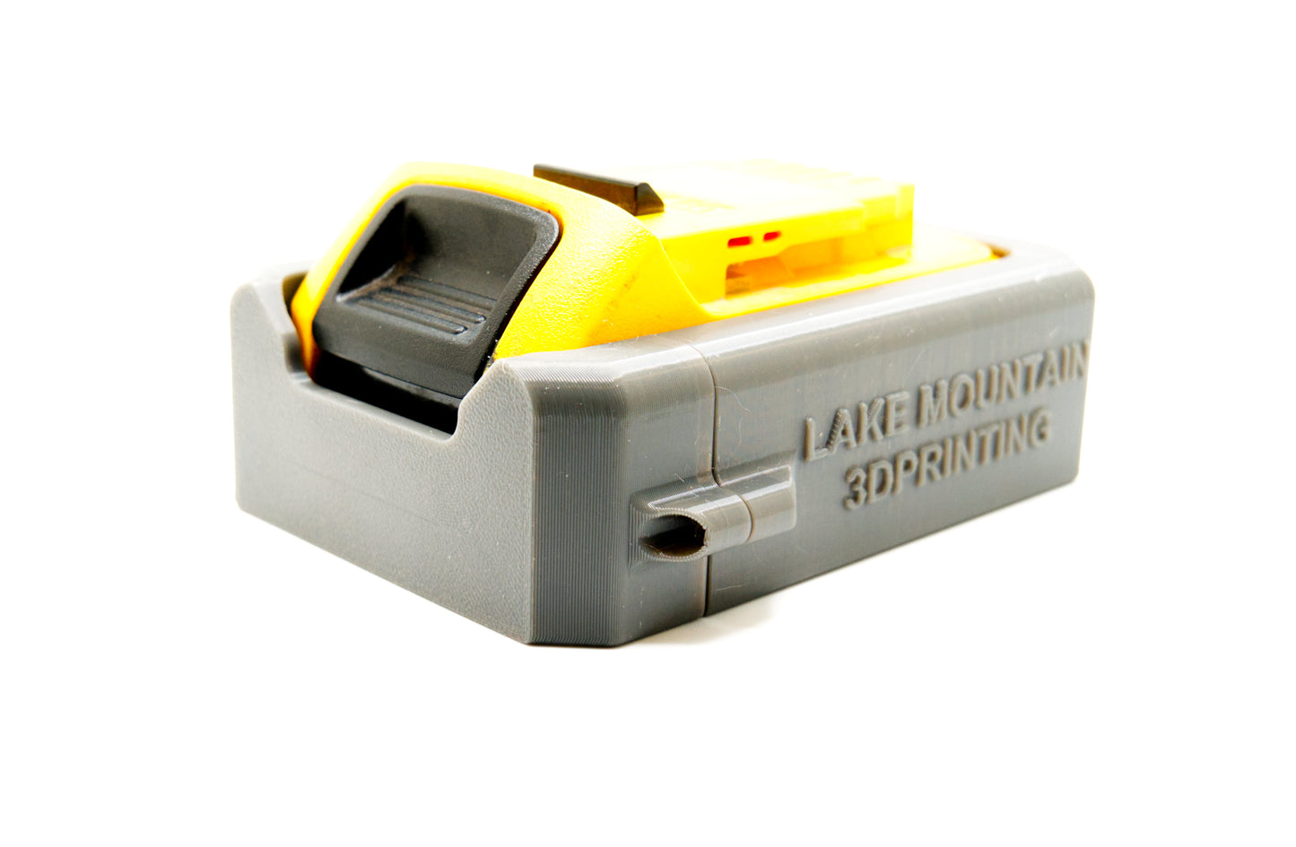 Dewalt 20V Battery Case – Magnetic Protective Battery Boot for 2.0Ah and 1.5Ah Batteries - on battery