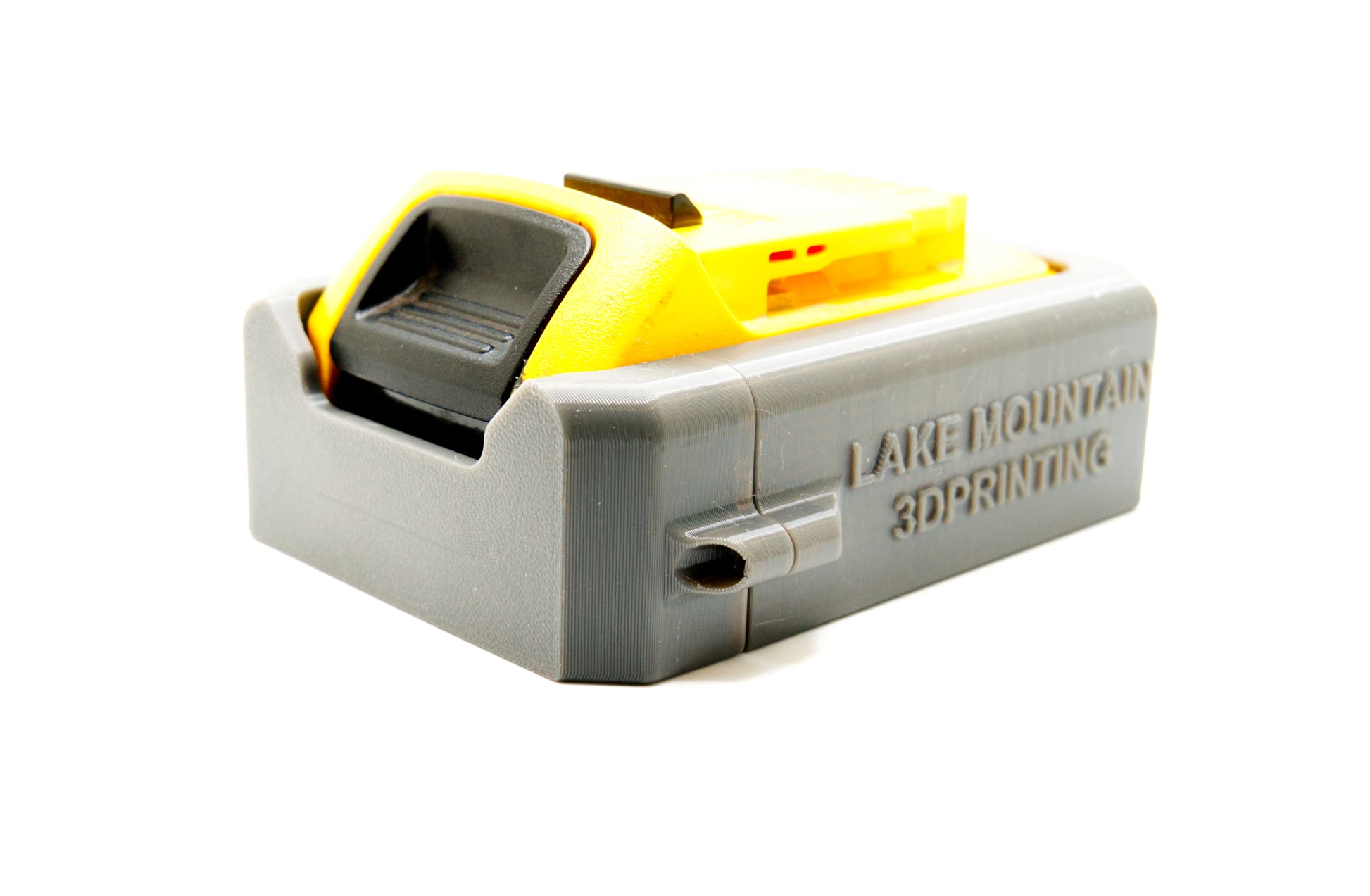 Dewalt 20V Battery Case – Magnetic Protective Battery Boot for 2.0Ah and 1.5Ah Batteries - on battery