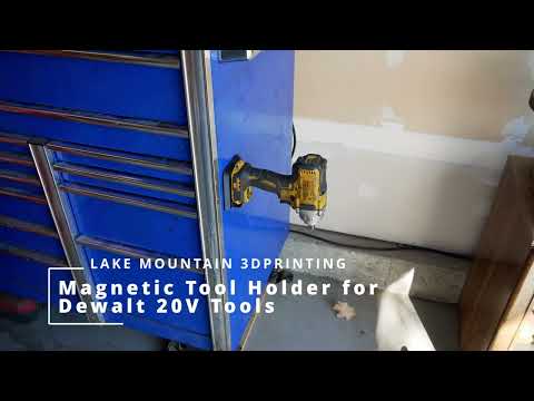 Magnetic Tool Holder for DeWalt 20V Tools - in use