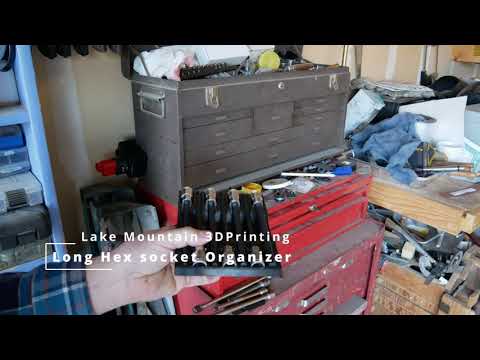 Magnetic Long Hex Socket Organizer – Fits Most Metric Long Hex Socket Sets