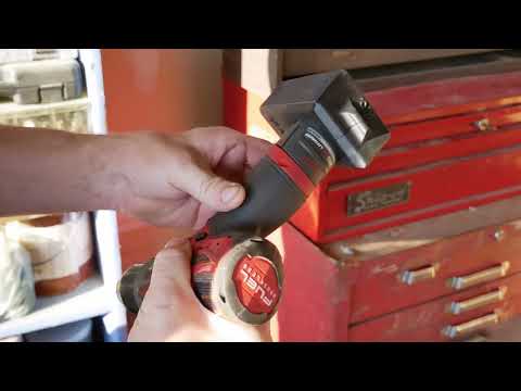M12 Magnetic Battery Boot Case for Milwaukee M12 High Output XC5.0 - in use